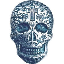 2 oz Monarch Silver Day of the Dead Cross Skull (New) 84.39 per troy oz