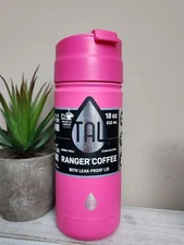 TAL 18oz Travel Mug Ranger Coffee Stainless Steel Insulated Hot/Cold Bright Pink