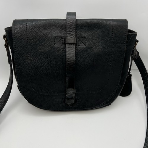 Will Leather Goods Seneca Crossbody Bag Black Original Style Full Grain Leather - Picture 6 of 20