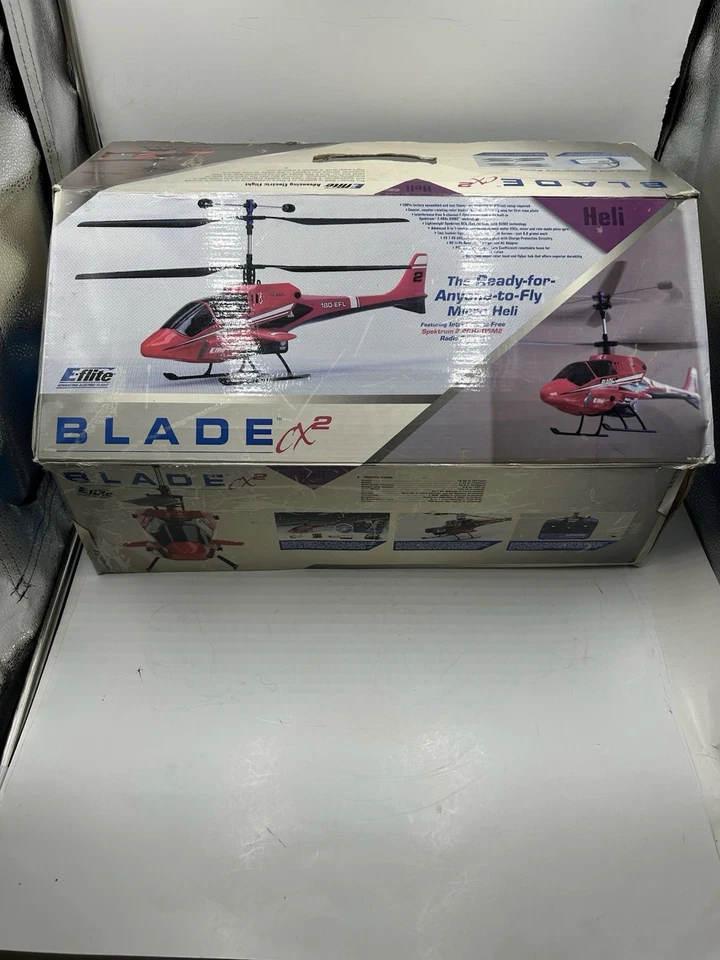 E-flite Blade CX2 Helicopter RC Heli Fly Car Hobby Plane Original Box EFLH1250 - Image 2 of 4