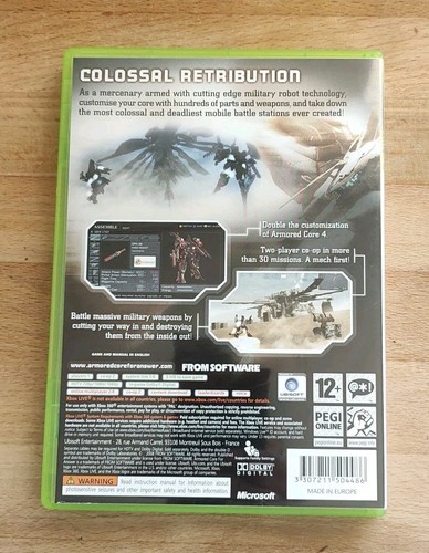 ARMORED CORE FOR ANSWER (Microsoft Xbox 360, 2008) PAL Game with Manual - Mint - Picture 3 of 4