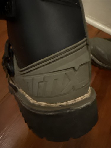 Thor Quadrant MX High-Quality Armored Motocross Boots Black/Green US M Size 9 - Picture 6 of 13