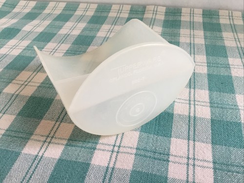 Cuchara balancín de harina/azúcar Tupperware vintage transparente hecha en EE. UU. #292 - Imagen 4 de 4