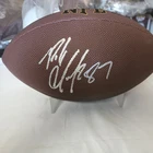 ROB GRONKOWSKI signed full size football Player Cert. COA. Patriots Buccaneers