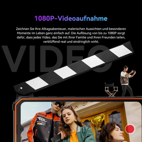 Blackview BV4800 Pro Outdoor Smartphone Android 14 Dual 4G 12GB + 128GB NFC Telefon komórkowy - Zdjęcie 6 z 13