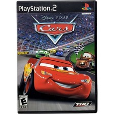 (Disc Has Small Crack, Works) Cars - Sony Playstation 2 Tested Authentic