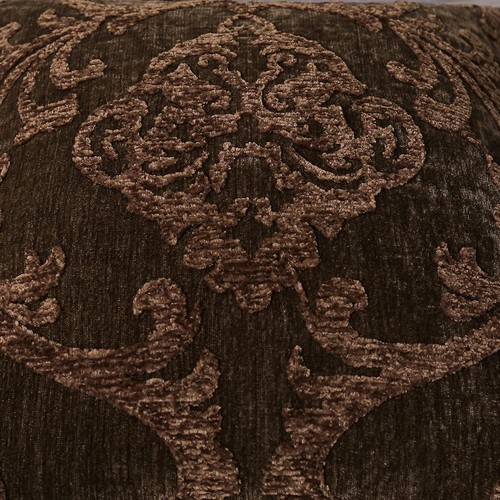 HPUK Embroidered Boho Throw Pillow 18" x (Pack of 2), Dark Brown-damask - Picture 4 of 7
