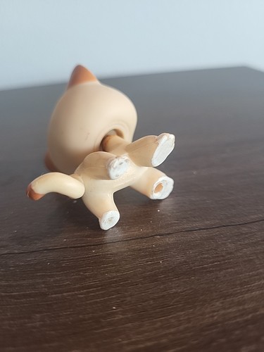 Littlest Pet Shop Shorthair Cream Leopard/Cat Green Eyes #852 w/Ambulance Works! - Picture 17 of 24