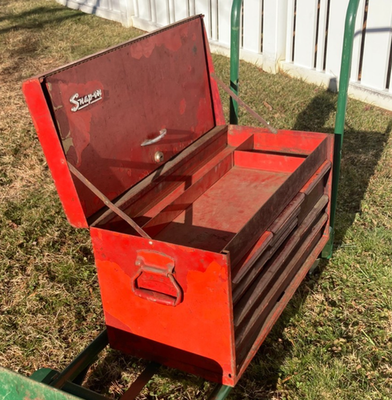 Awesome Vintage Snap on Tools Kra-58b 9 Nine Drawer Tool Chest