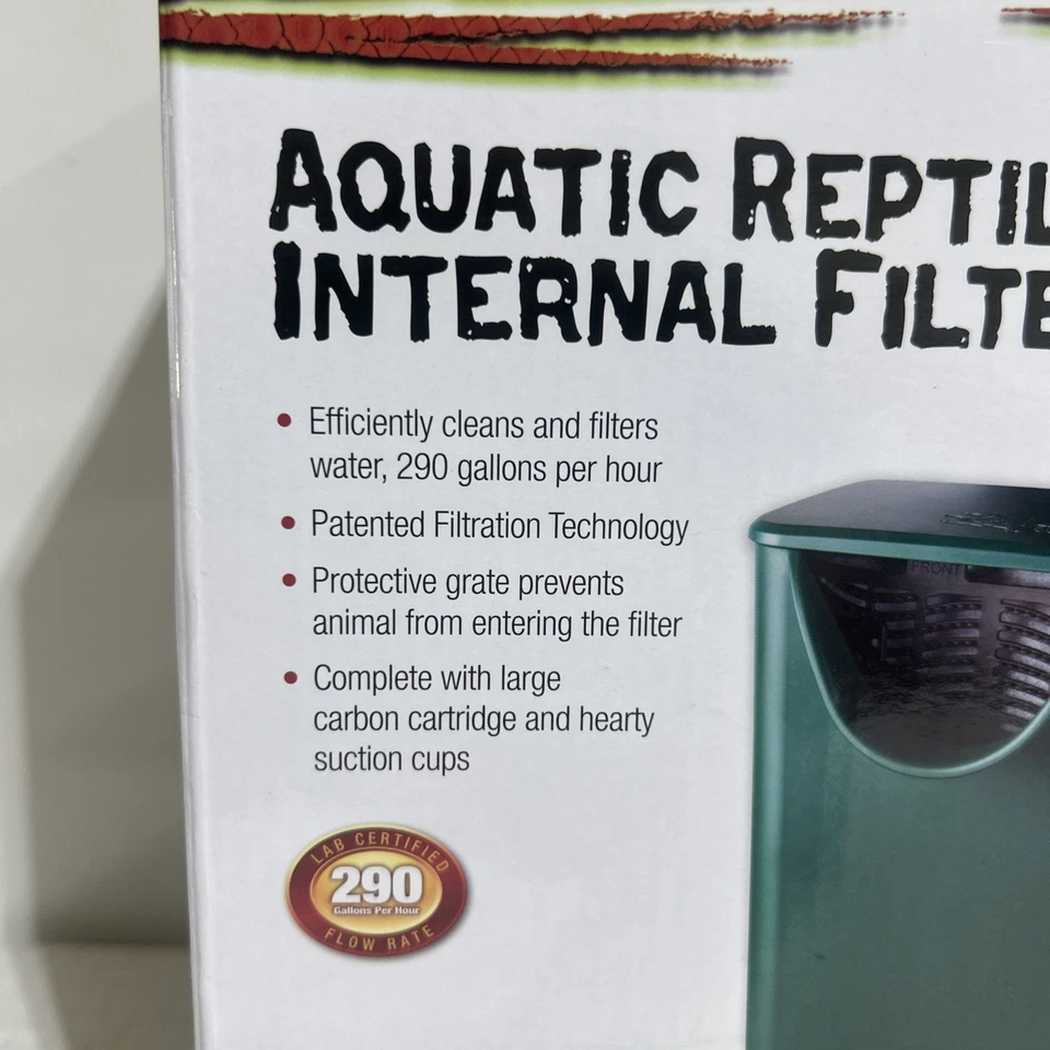 NEW Zilla Aquactic Pet Reptile Internal Water Filter, For Up To 40 Gallons - Image 2 of 4
