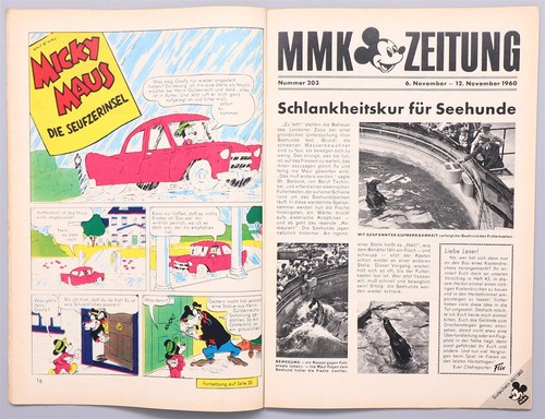Micky Maus 1960 Auswahl Magazin original Comic Heft Ehapa Verlag Version 1 - Bild 198 von 224