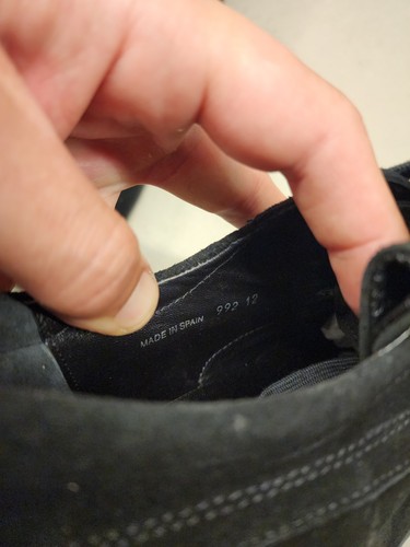 Stephanie Kelian Mid High Black Suede Foisac size 12us/10.5UK Mens New NOS - Picture 6 of 12