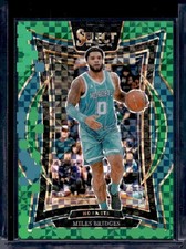 2024-25 Panini Select - Concourse Miles Bridges #8 Green Checkerboard Prizm /5