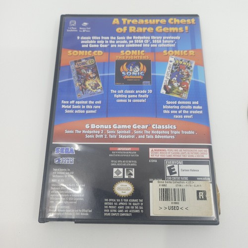 Sonic Gems Collection (Nintendo GameCube, 2005) - Getestet - Ohne Handbuch - Bild 3 von 7