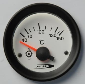 Manômetro Cronomac Temperatura Do Óleo 52mm Street Preto