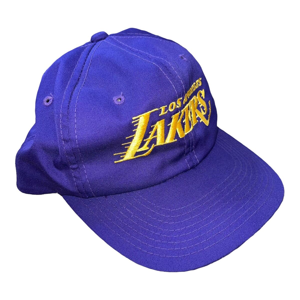 Vintage Los Angeles Lakers Sports Specialties Script Fitted Basketball –  Stuck In The 90s Sports