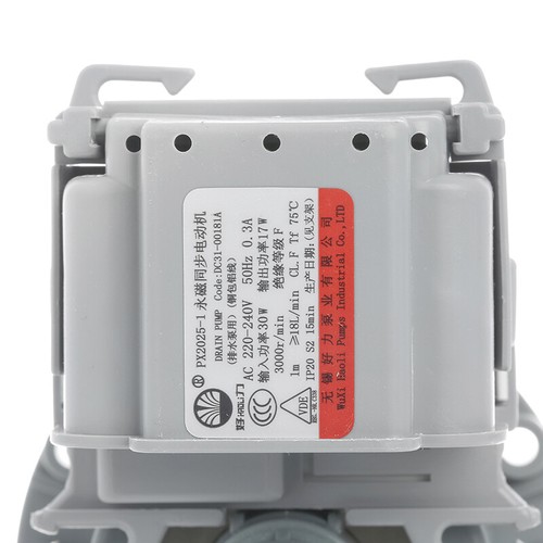 Samsung Washing Machine Drain Pump WF Series WW70 WW80 WW90 DC3100181A Genuine - Picture 9 of 12