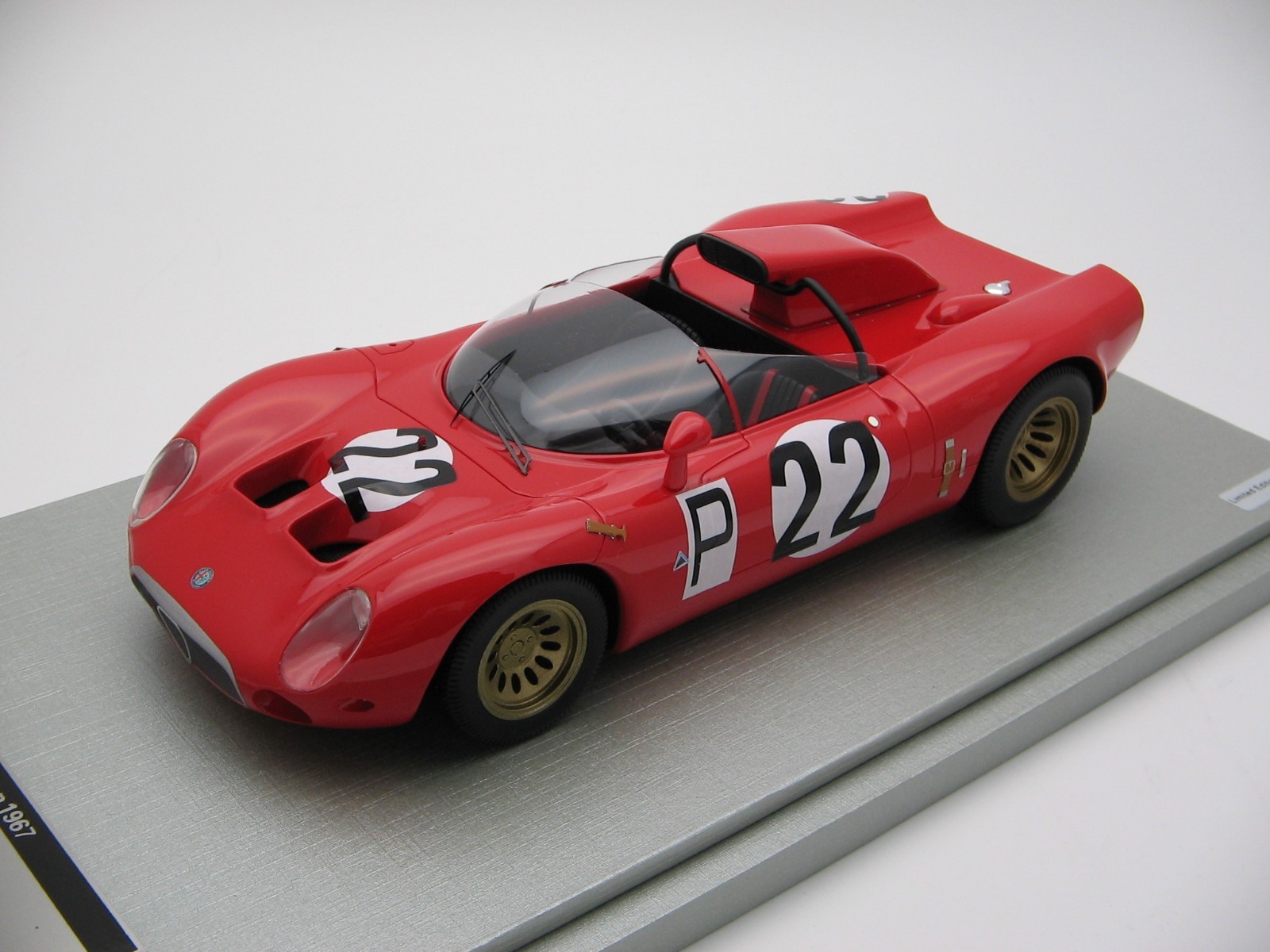 1 18 Scale Tecnomodel Alfa Romeo 33.2 Periscope Nurburgring 1000km1967 tm18-49c 1 18 Scale Tecnomodel Alfa Romeo 33.2 Periscope Nurburgring 1000km1967 tm18-49c