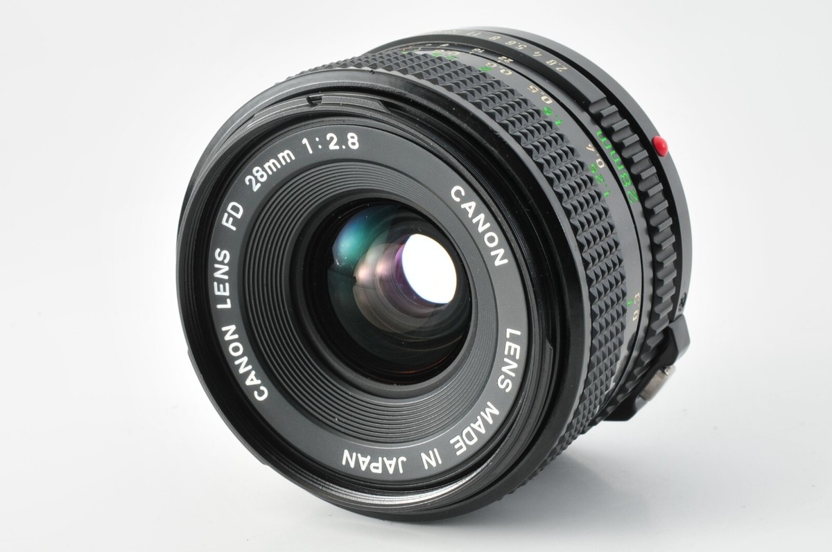 Canon AE-1 35mm Film Camera NEW FD 28mm f2.8 +100-300mm f5.6