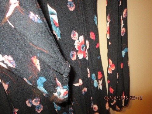 HOLLISTER ABITO FLOREALE FODERATO MANICA LUNGA----TAGLIA S---#T11A-18 - Foto 6 di 24