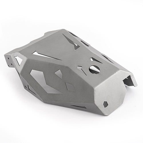 Silver Skid Plate Engine Guard Cover Bash Sump Plate For Ducati Desert X 2022-24 - Picture 5 of 9