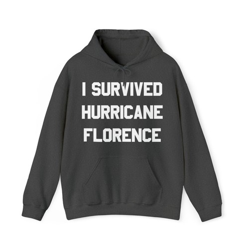 I Survived Hurricane Florence Graphic Hoodie, Sizes S-5XL - Picture 30 of 64