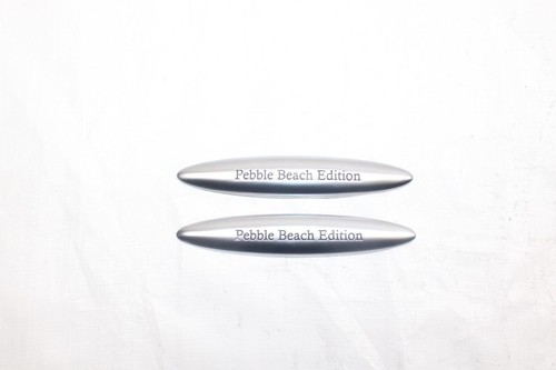 2005 LEXUS SC430 Z40 CONV #366 FENDER EMBLEMS BADGES PEBBLE BEACH PAIR