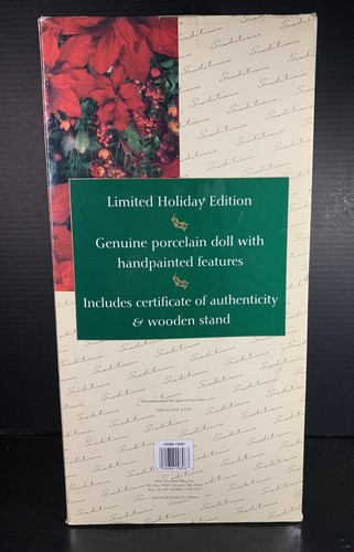 Vintage 1996 Traditions 18" Victorian Santa Porcelain & Toys Limited Collection - Picture 7 of 9