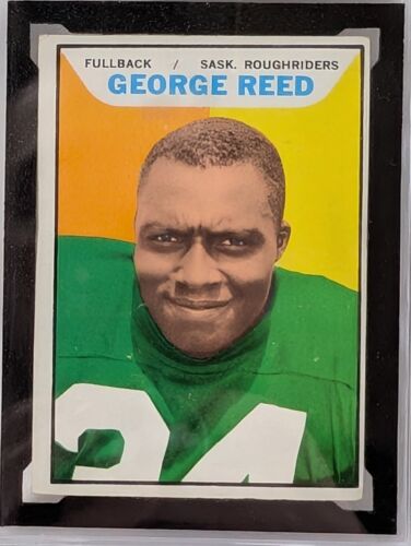 1965 GEORGE REED TOPPS CFL FOOTBALL ROOKIE CARD RC CANADA KSA GRADED 2 G VINTAGE - Picture 9 of 14
