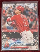 Shohei Ohtani 2018 Topps Holiday #HMW17 Rookie RC (Los Angeles Dodgers)