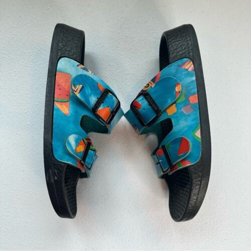 Sandalia BIRKI'S by BIRKENSTOCK Papillio Azul Sandía Toboganes 36 EU / 5-5.5 US - Imagen 4 de 12