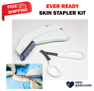 #ad #ad Ever Ready First Aid Sterile Disposable Medical Skin Stapler amp; Remover KIT $12.95