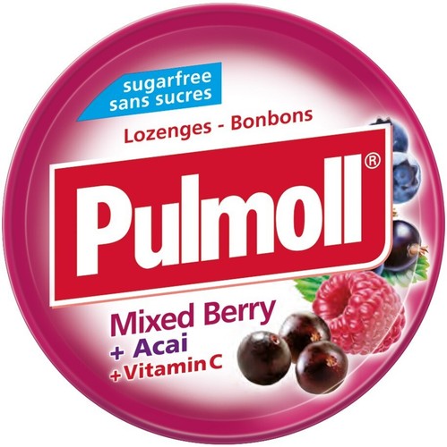 Pulmoll Lozenges Mixed Berry 75G
