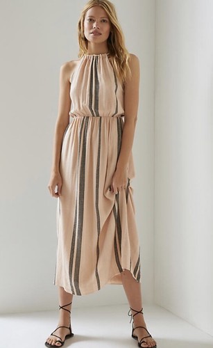 Anthropologie Cloth & Stone gestreiftes Maxikleid neu mit Etikett Größe Large UVP: 146 £