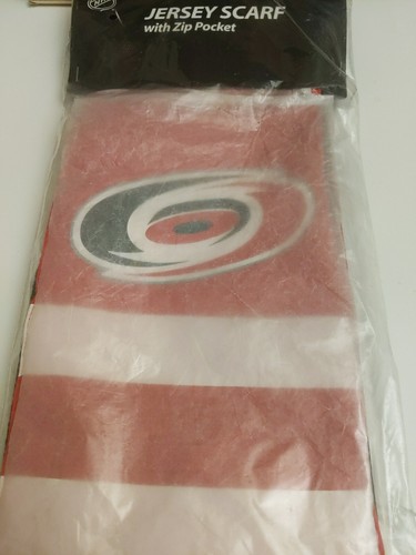 Carolina Hurricanes Jersey Scarf With Zip Pocket - Picture 1 of 5