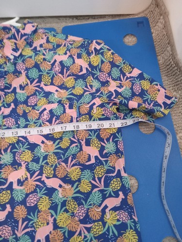 Camicia Chubbies canguro blu e rosa taglia grande uomo media con bottoni - Foto 10 di 15