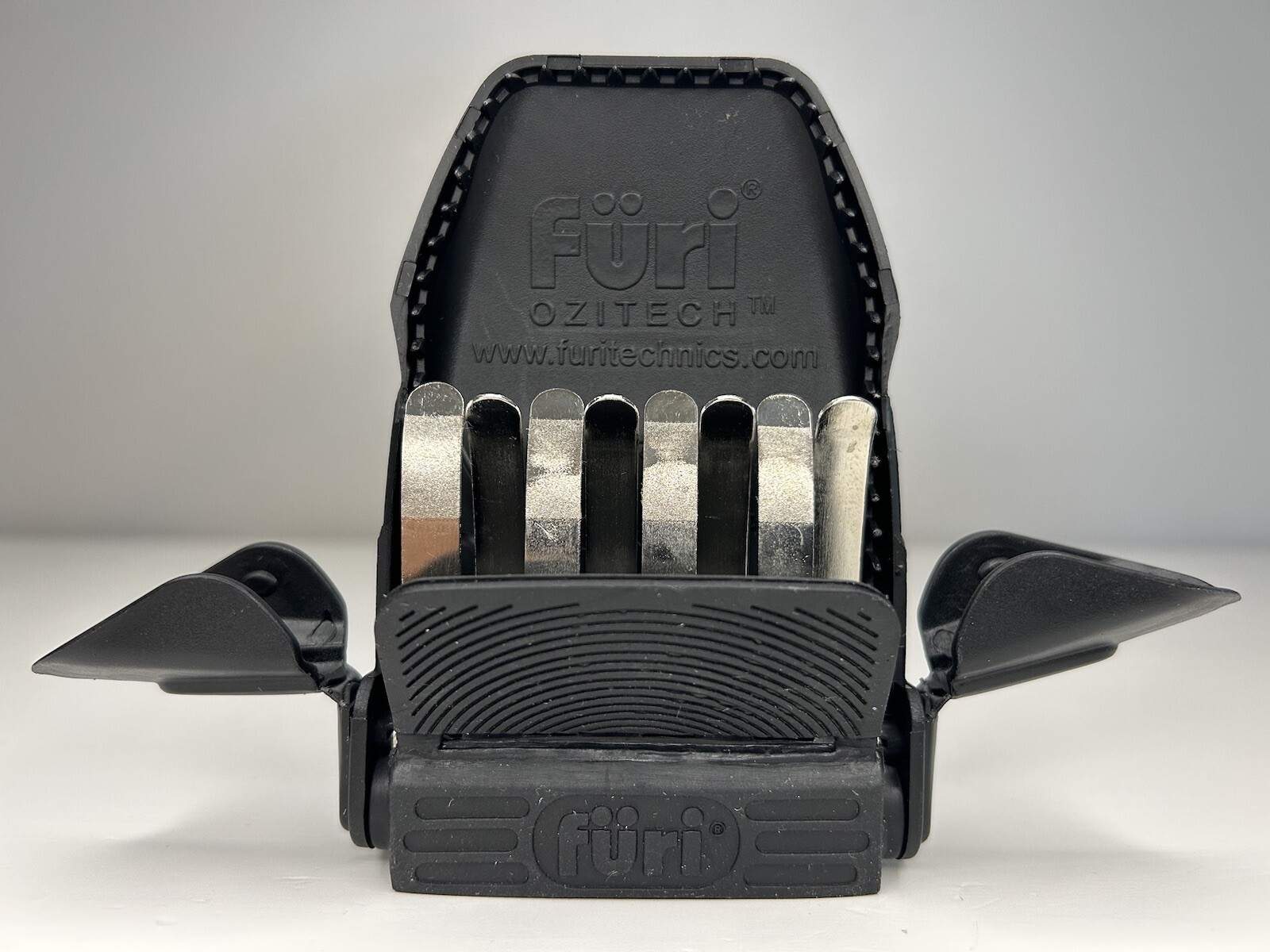 Furi Ozitech Diamond Fingers Folding Compact Knife Sharpener Kitchen