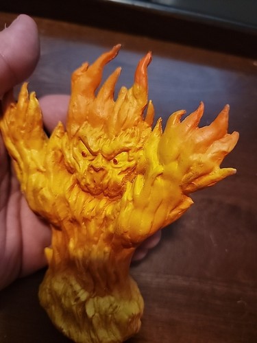TSR LJN ADVANCED DUNGEONS & DRAGONS FIRE ELEMENTAL ACTION FIGURE 1982 - Picture 3 of 9