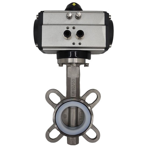 TECHTONGDA 2" NPT 3 - Piece Pneumatic Actuated Ball Valve Pipeline Connected - Picture 4 of 14