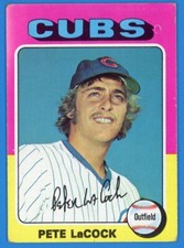 1975 Topps Baseball #494 Pete LaCock