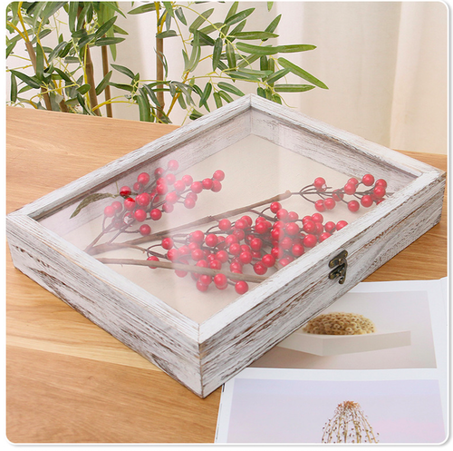 11x14 Picture Frame Rustic Wood Deep Shadow Box Display Case for Medals Photos - Picture 10 of 15