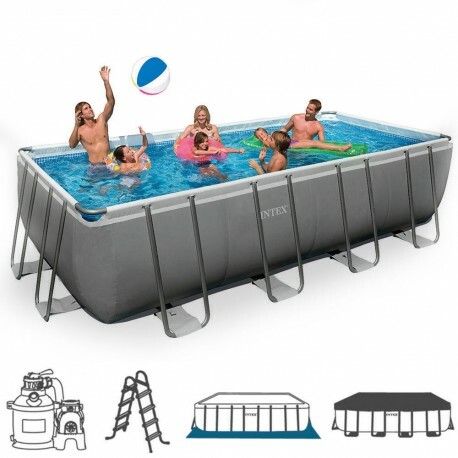 PISCINA INTEX FUORITERRA 549X274X132 POMPA SABBIA 4500 LT/H RETTANGOLARE OFFERTA - Foto 2 di 8