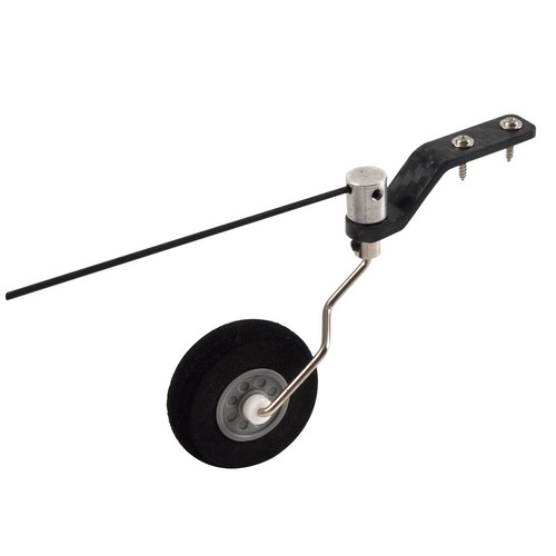 Juego de ruedas de cola de fibra de carbono con rueda de esponja de 25 mm para avión eléctrico 50E - Imagen 4 de 11