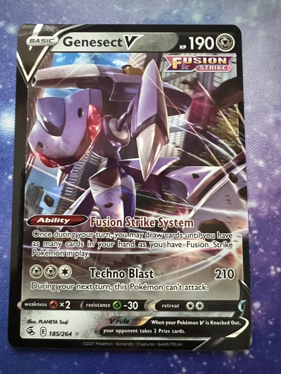 Genesect V - 185/264 Fusion Strike Rare Holo V – Jarvvos