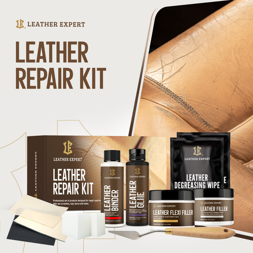 Leather Expert - Leder Kunstleder Lenkrad Reparature Set Möbel,Couch,Sofa - Bild 11 von 14