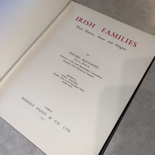 IRISH FAMILIES Book MACLYSAGHT NAMES ORIGINS ARMS ORIGINS GENEALOGY 1957 Vtg - Foto 6 di 15