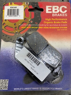 Genuine NEW EBC FA142 Brake Pads High Performance FREE SHIPPING Genuine NEW EBC FA142 Brake Pads High Performance FREE SHIPPING
