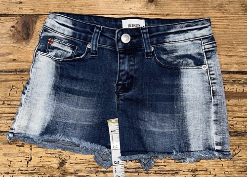 Hudson Girls Size L Shorts Two Tone Distressed Cut Offs - Picture 5 of 6