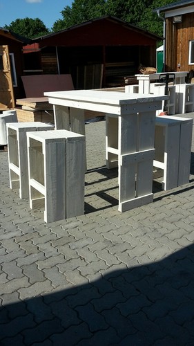 Mewa Stehtresen mit Barhocker(Beach Club) - Bild 3 von 3