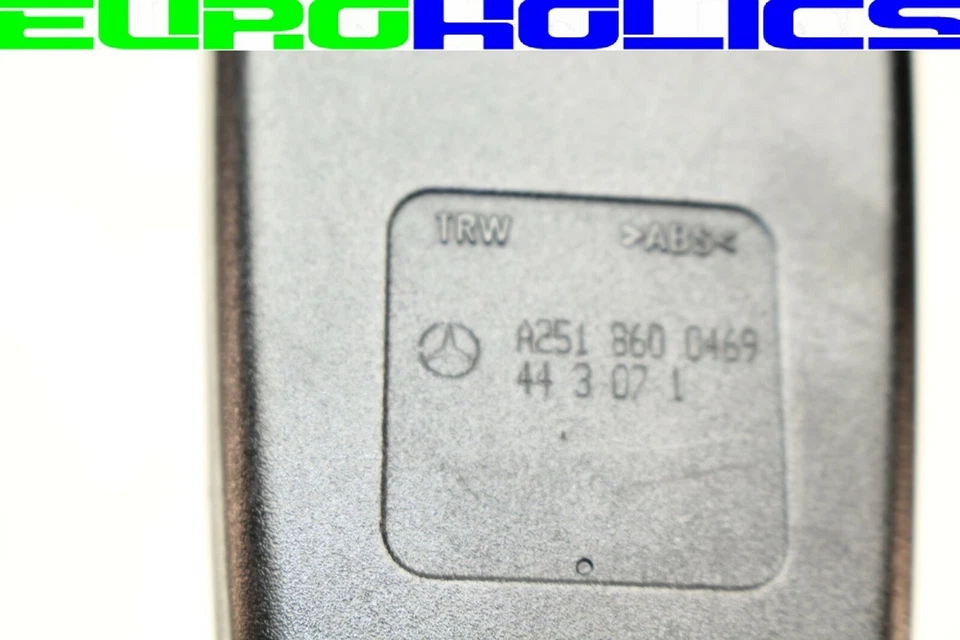 Hebilla cinturón seguridad pasajero delantero derecho mercedes w251 r350 w164 ml500 gl450 06-08 Foto 3 de 3